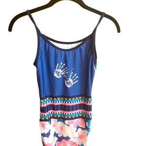 Ozone/ Chalk warrior AL gymnastics Leotard